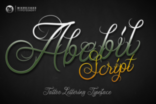 Ababil Script Font: A Tattoo-Inspired Typeface for Branding