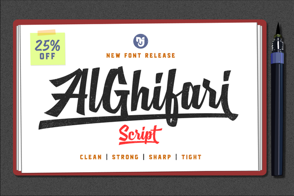 AlGhifari Script Font: Elevating Small Business Branding