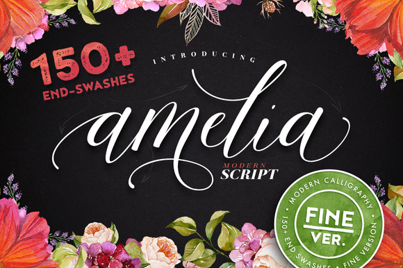 Amelia Script Font: Elevating Editorial Design