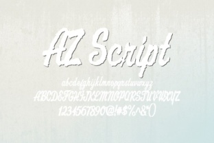 AZ Script Font: Adding Raw Charm to Handmade Labels