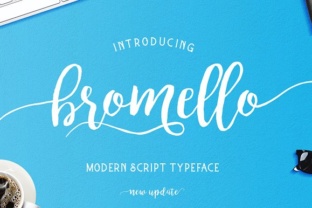 Bromello Font: A Handmade Script for Makers