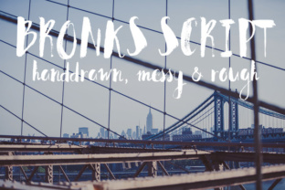 Bronks Script Font: Adding Raw Texture to Brand Identity
