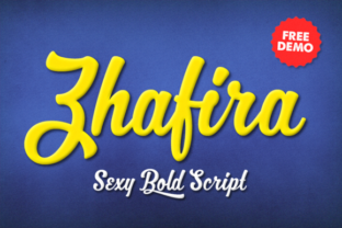 Elevate Handmade Labels with Zhafira Script Font