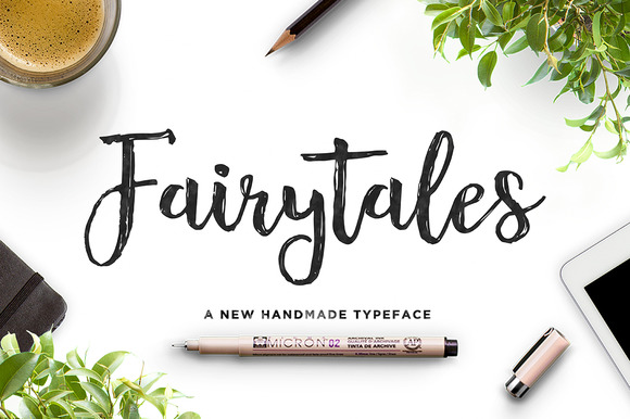 Fairytales Script Font for Handmade Products