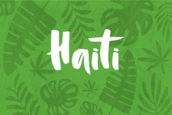 Haiti Font: Organic Brush Script for Editorial Design