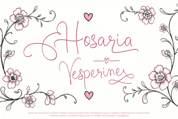 Hosaria Vesperine Font: Elevating Small Business Branding