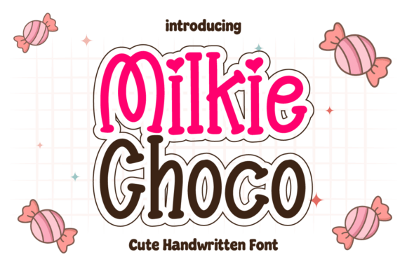 Milkie Choco Font for Sweet Editorial Design