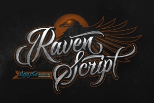 Raven Script Font Review for Digital Brand Design