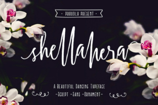 Shellahera Script Font for Handmade Labels