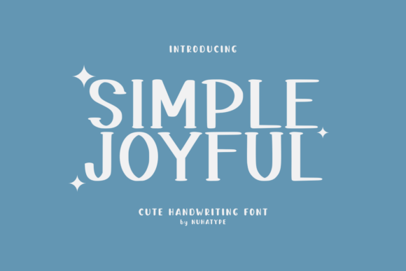 Simple Joyful Font: Authentic Branding for Small Business