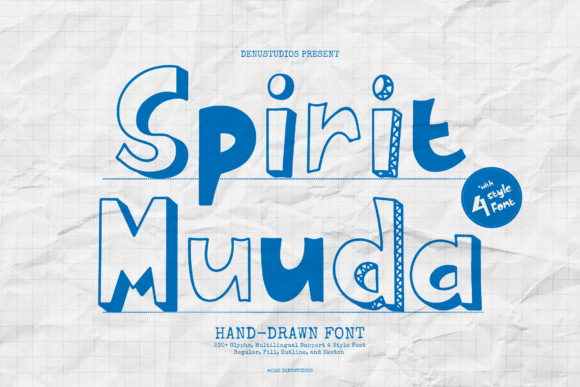 Spirit Muuda Font: Quirky Branding for Small Business