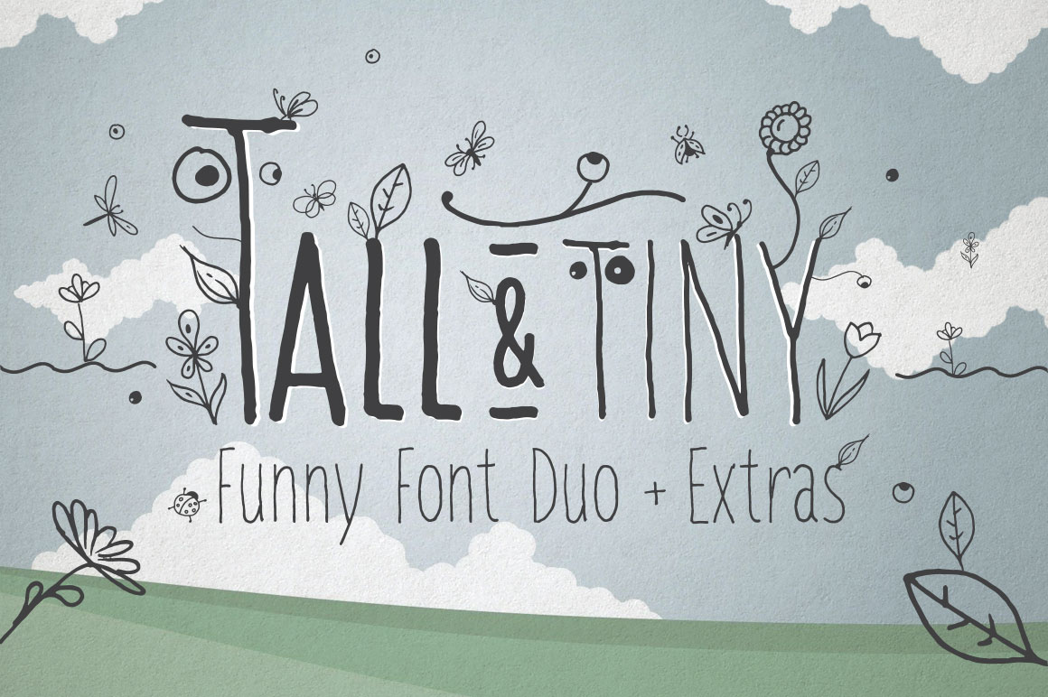 Tall Tiny Font Duo: A Playful Typeface for Branding